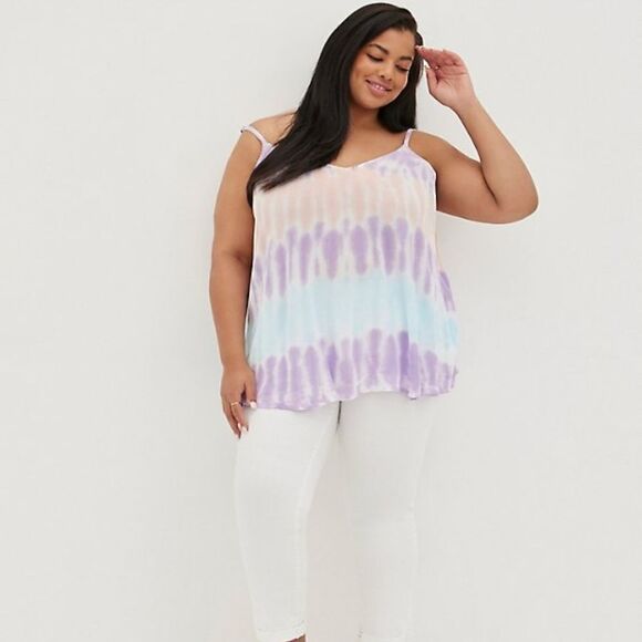 Torrid Swing Cami Crinkle Gauze Fabric Tie Dye Size 1XL - Picture 3 of 5